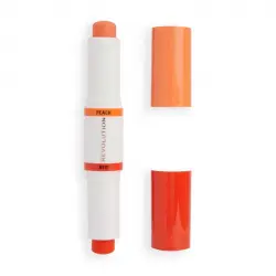 Revolution - Dúo de correctores de color en stick Correct & Transform - Peach and red