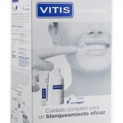 Vitis Blanqueadora Pack Colutorio + Pasta Dentífrica 500 ml + 100 ml