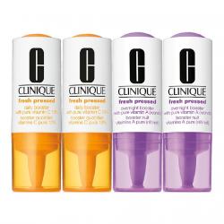 Clinique - Estuche De Regalo Fresh Pressed Clinical Daily + Overnight Boosters With Pure Vitamins C 10% + A