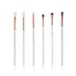 Jessup Beauty - Set de pinceles 6 piezas - T221: White/Rose Gold