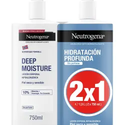 Neutrogena - Loción Hipoalergénica Hidratación Profunda Fórmula Noruega Neutrogena.
