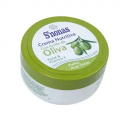 S'Nonas - Crema Nutritiva con Aceite de Oliva Cremas corporales 200 ml unisex