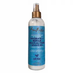 Shea Moisture - Acondicionador hidratante sin aclarado Hidrata + Repara - Miel de Manuka y yogurt
