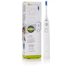 Sonic Silver electric whitening toothbrush #white/silver 1 u