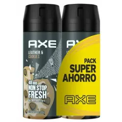 Axe Leather And Cookies Duplo 300 ml Desodorante Spray
