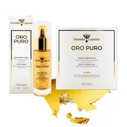 Gioiello Liquido - Kit Mascarilla facial + Hoja de oro de 24 quilates Sets de viaje 1 pieces unisex