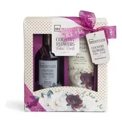 IDC INSTITUTE Country Flowers Set 1 und Set de Baño