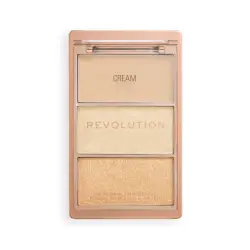 Makeup Revolution - Paleta de iluminadores Highlight Icon - Rosy Gold Glow