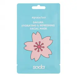 Mascarilla Facial Sakura Hidratante y Refrescante