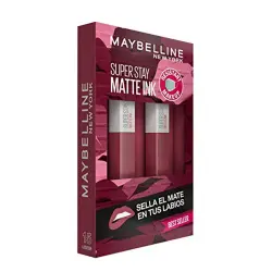 Maybelline - Set de labiales líquidos SuperStay Matte Ink - 15: Lover