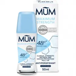 Mum Mum Desodorante Roll On Maximum Strength, 50 ml