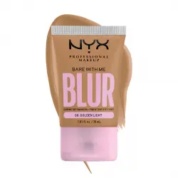 Nyx Professional Makeup - Base de maquillaje difuminadora Bare With Me Blur Skin Tint - 08: Golden Light