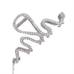 Soho - Pinza Para El Pelo Risa Pinzas y horquillas 1 pieces Plata unisex
