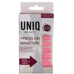 UNIQ - Haga Clic/presione En Las Uñas De Manicura Uñas postizas y diseños de uñas 24 pieces Rosa Desnudo