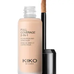 Base De Maquillaje Y Corrector 2 En 1 Full Coverage 2-In-1 Foundation & Concealer Kiko Milano WR15 Warm Rose