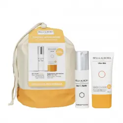 Bella Aurora - Pack Bio10 Forte M-Lasma + Fotoprotector Ultra-Mat + Neceser Bella Aurora.