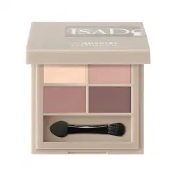 Isadora - The Eyeshadow Quartet Paletas y sets 3.5 g 01 - MUDDY NUDES