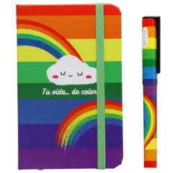 Libreta Tapa Dura con Bolígrafo