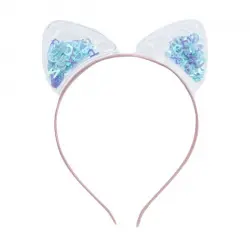 Little Princess Diadema Orejas Gatos Glitter