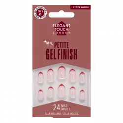 Petite Gel Finish Red Tips Uñas Postizas Edición Limitada