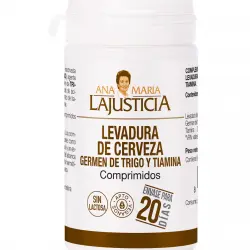 Ana María Lajusticia - 80 Comprimidos Levadura De Cerveza + Germen Trigo + Tiamina (B1) Ana María LaJusticia.