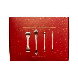 Maria Orbai - *Christmas ´24* - Set de 4 brochas dobles Pink Vegan Brushes