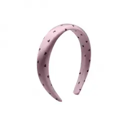 Oh My Hair Diadema Velvet Hearts Rosa
