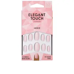 Polished Colour nails with glue oval #jackie