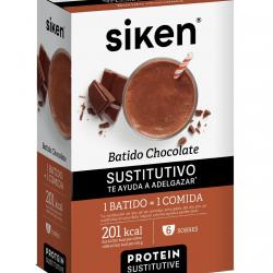Siken® - Pack 6 Sobres Protein Sustitutive Batido Chocolate 50 G Siken
