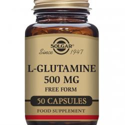 SOLGAR - 50 Cápsulas Vegetales L-Glutamina