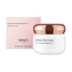 Crema Facial Hidratante Global Con Ácido Hialurónico Spf 15 48 H De Hidratación New Hydra Pro Day Kiko Milano