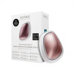 GESKE - Mascarilla facial Sonic Warm & Cool 9 en 1 - White Rose Gold