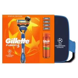 Gillette Fusion5 Pack Especial Champions League Maquinilla de Afeitar 200 ml