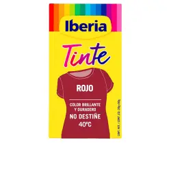 Iberia Tinte Ropa no destiñe 40º #rojo 70 gr