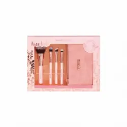 Magic Studio Estuche Rose Gold Brushes, 1 pcs