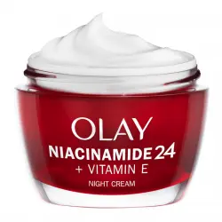Olay - Crema Hidratante De Noche Niacinamida 24 + Vitamina E 50 Ml