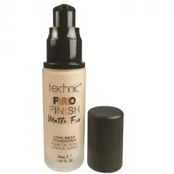 Technic Cosmetics - Base de maquillaje Pro Finish Matte Fix - Porcelain