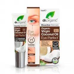 Dr Organic - Contorno de ojos con Aceite de Coco Virgen orgánico