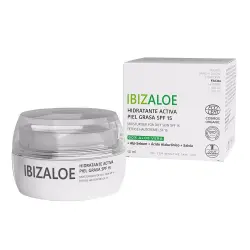 Ibizaloe hidratante activa piel grasa Spf 15 50 ml