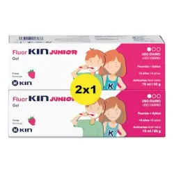 Mejor Dto!   Fluor Kin Infantil Duplo Und. Pasta de Dientes
