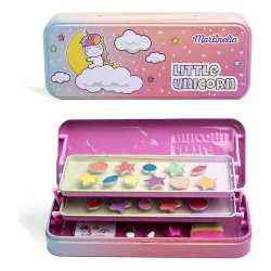 Mejor Dto!   Little Unicorn: Fantasy Beauty Tin Und. Set de Maquillaje