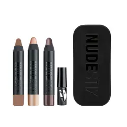 Set Ojos Nude Brillantes Set de maquillaje de ojos null - Travel Size
