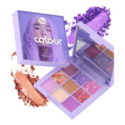 7 Days - Paleta de sombras - 01: Violet Macarons