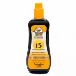 Australian Gold Bronceador Oil Hydrating Spray SPF 15, 237 ml