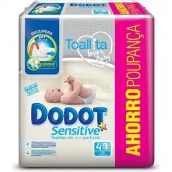 Dodot Toallitas Sensitive Pack 216 Unidades