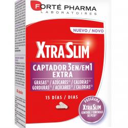 Forté - 60 Cápsulas Xtraslim Captador 3 En 1 Pharma