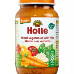 Holle - Tarrito Verduras Variadas Con Arroz 190 G