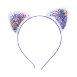 Little Princess Diadema Orejas Gatos Glitter
