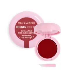 Makeup Revolution - Tinte para mejillas y labios Bouncy Pudding - Warm Whisper