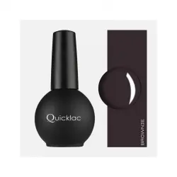 Mia Make Up - Quicklac Semipermanente Lacas de uñas 15 ml BROWNIE